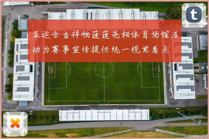 亚运会吉祥物莲莲亮相体育场馆活动为赛事宣传提供统一视觉看点