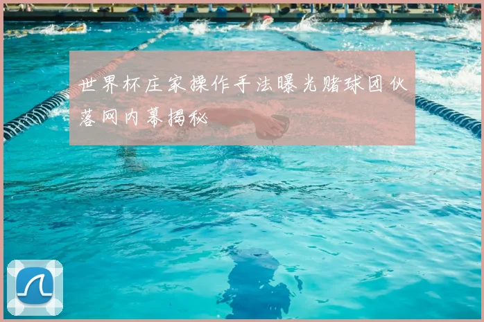 世界杯庄家操作手法曝光赌球团伙落网内幕揭秘