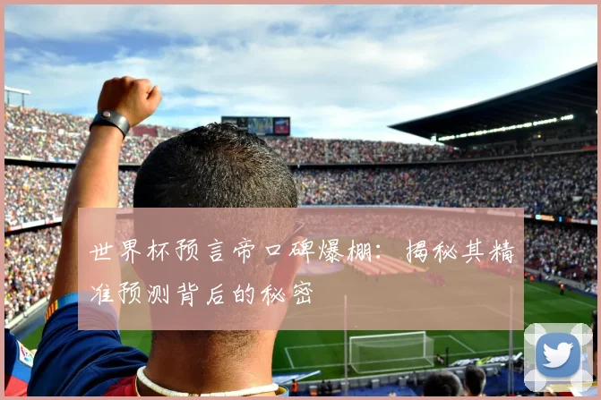 世界杯预言帝口碑爆棚：揭秘其精准预测背后的秘密