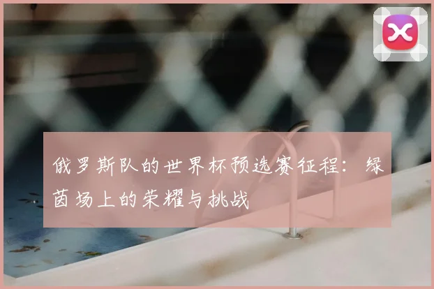 俄罗斯队的世界杯预选赛征程：绿茵场上的荣耀与挑战