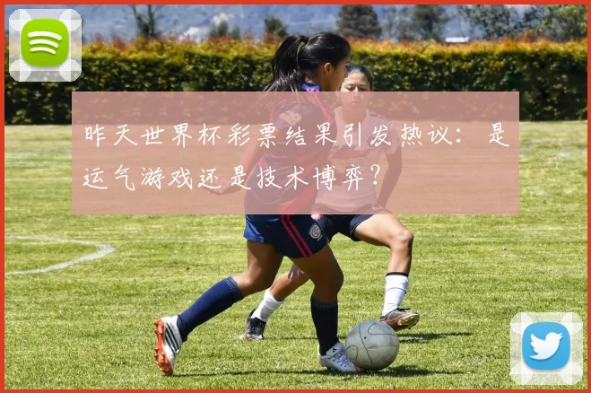 昨天世界杯彩票结果引发热议：是运气游戏还是技术博弈？